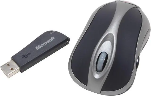 Alt view image 2 of 5 - Microsoft Wireless Notebook Optical Mouse 4000 FA2-00001 2-Tone 4 Buttons Tilt Wheel USB RF Wireless Optical Mouse - OEM
