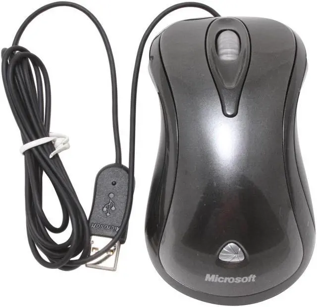 Alt view image 3 of 4 - Microsoft Laser 6000 B7G-00001 White 4 Buttons Tilt Wheel USB Laser Mouse