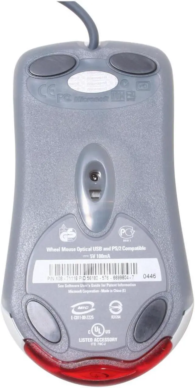 Alt view image 4 of 5 - Microsoft Wheel Mouse Optical - OEM