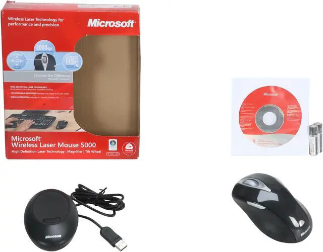 Alt view image 7 of 7 - Microsoft Wireless Laser Mouse 5000