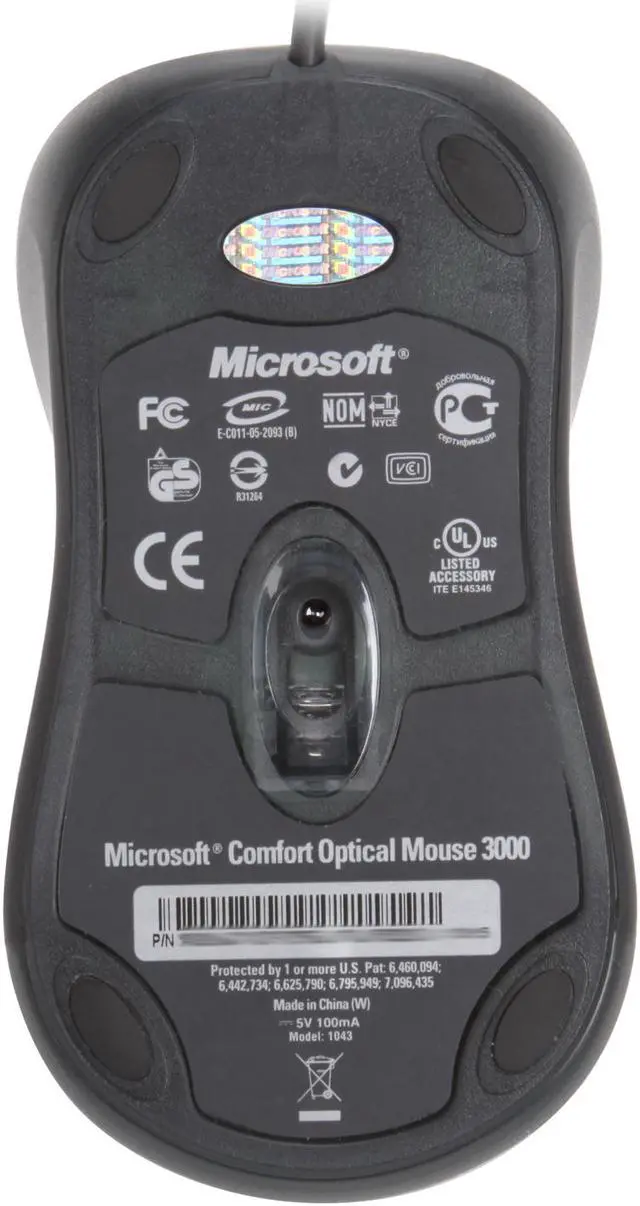 Alt view image 4 of 5 - Microsoft Comfort Optical Mouse 3000 - OEM