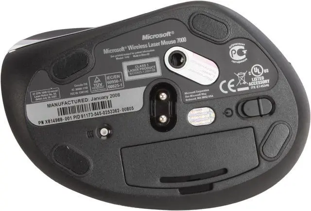 Alt view image 6 of 7 - Microsoft Wireless Laser Mouse 7000