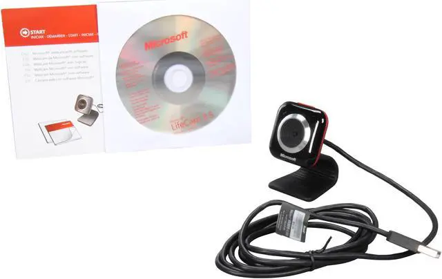 Alt view image 5 of 6 - Microsoft LifeCam VX-5000 1.3 M Effective Pixels USB 2.0 WebCam - Fire Red