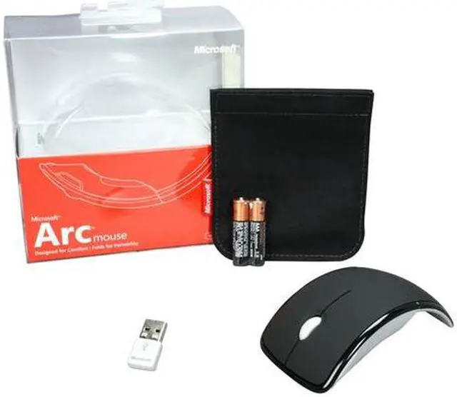 Alt view image 12 of 12 - Microsoft Arc Mouse - Black