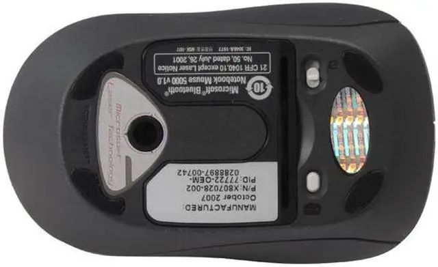 Alt view image 6 of 7 - Microsoft Bluetooth Notebook Mouse 5000