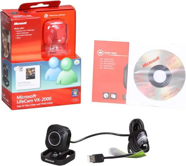 Alt view image 4 of 4 - Microsoft LifeCam VX-2000 USB 2.0 WebCam