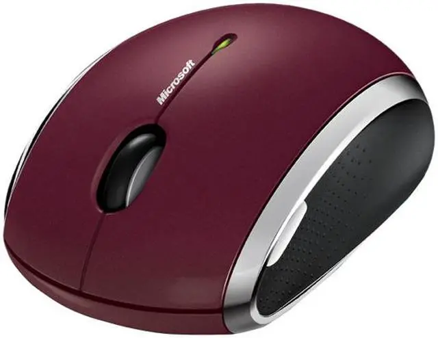 Alt view image 2 of 2 - Microsoft Wireless Mobile Mouse 6000 - Red