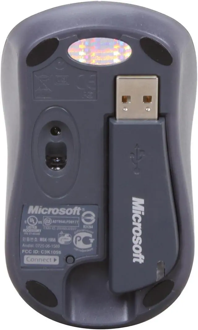 Alt view image 4 of 5 - Microsoft Wireless Notebook Optical Mouse 3000 - OEM