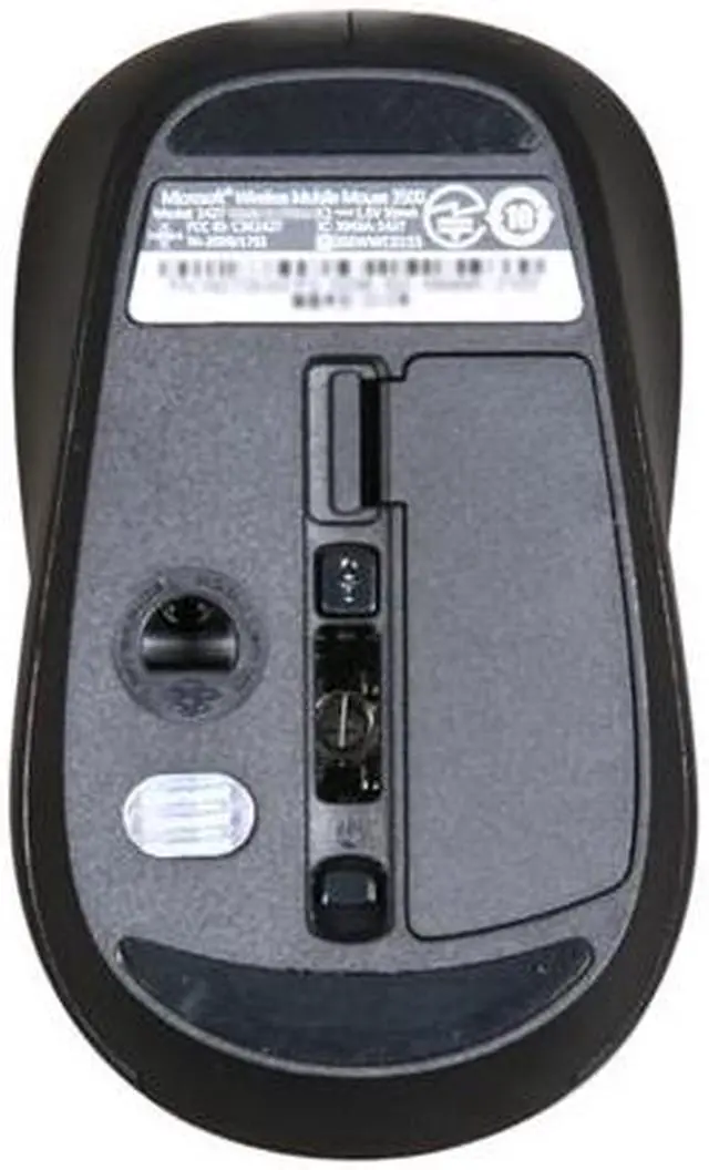 Alt view image 4 of 6 - Microsoft Wireless Mobile Mouse 3500 - Loch Ness Gray. Comfortable Design, Right/Left Hand Use, Wireless, USB 2.0 with Nano Transceiver for PC/Laptop/Desktop, Works with for Mac/Windows Computers