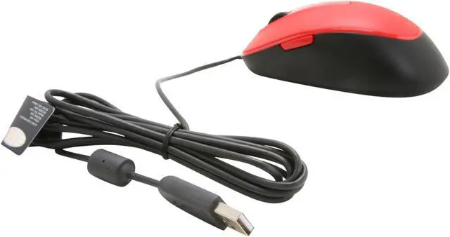 Alt view image 4 of 7 - Microsoft Comfort Mouse 4500 4FD-00013 Red 5 Buttons Tilt Wheel USB Wired BlueTrack Mouse