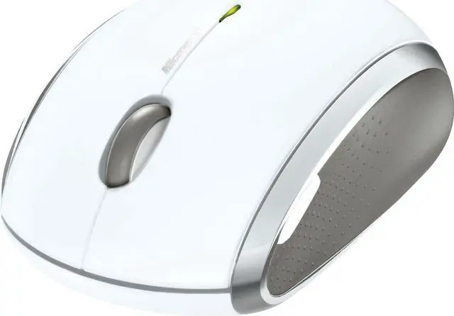 Alt view image 2 of 2 - Microsoft Wireless Mobile Mouse 6000 White 5 Buttons Tilt Wheel USB RF Wireless Mouse