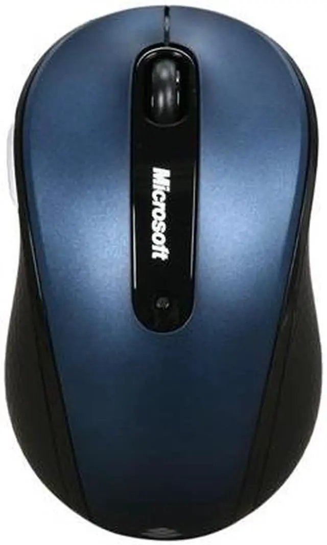 Alt view image 2 of 4 - Microsoft Wireless Mobile Mouse 4000 Blue 1 x Wheel USB RF Wireless Mouse