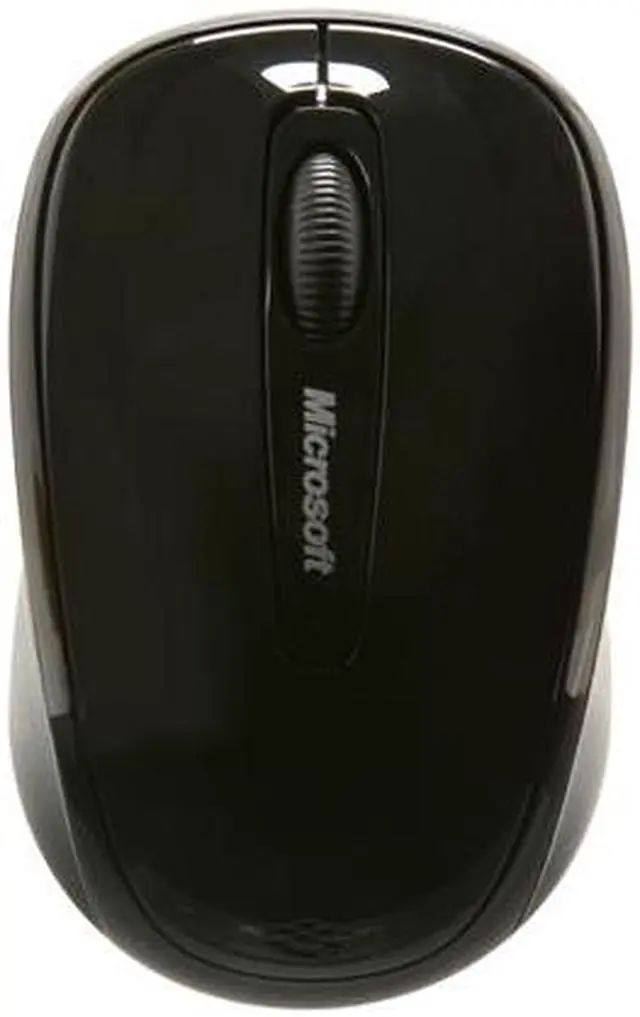 Alt view image 2 of 7 - Microsoft Wireless Mobile Mouse 3500 - Black. Comfortable design, Right/Left Hand Use, Wireless, USB 2.0 with Nano transceiver for PC/Laptop/Desktop, works with for Mac/Windows Computers