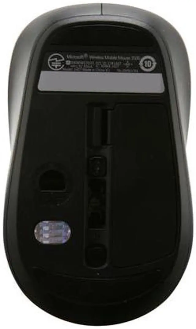 Alt view image 4 of 7 - Microsoft Wireless Mobile Mouse 3500 - Black. Comfortable design, Right/Left Hand Use, Wireless, USB 2.0 with Nano transceiver for PC/Laptop/Desktop, works with for Mac/Windows Computers