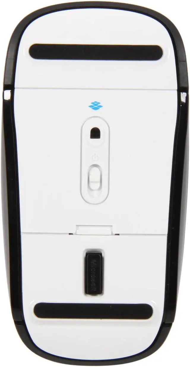 Alt view image 4 of 5 - Microsoft Touch Mouse 3KJ-00001 Black Touch Scroll USB RF Wireless BlueTrack
