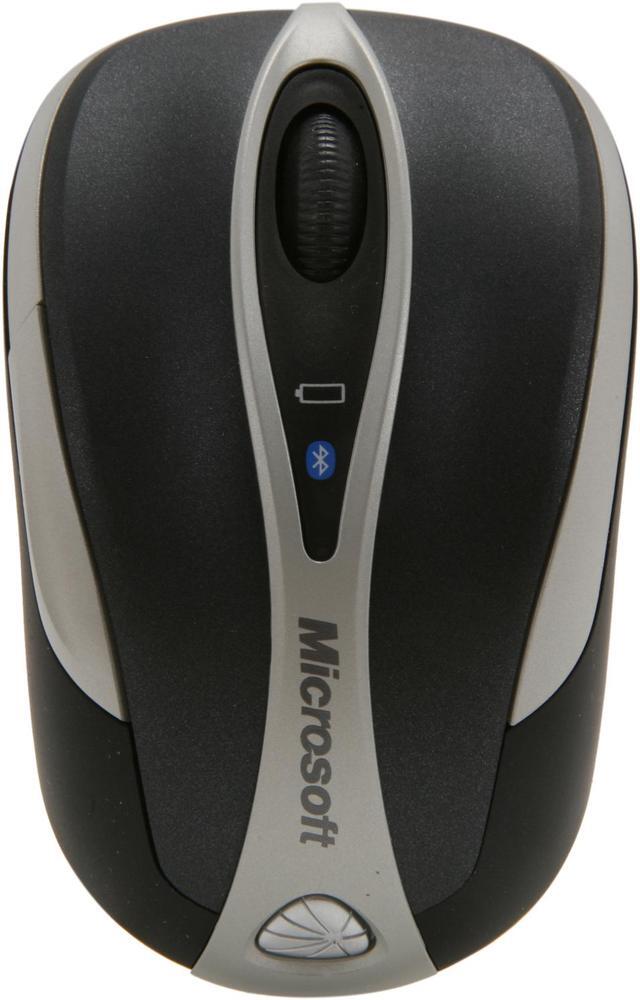Alt view image 2 of 5 - Microsoft Bluetooth Notebook Mouse 5000 for Business Silver/ Black 4 Buttons 1 x Wheel  Laser 1000 dpi