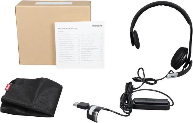 Alt view image 5 of 5 - Microsoft LifeChat LX-4000 for Business USB Connector Single Ear Headset