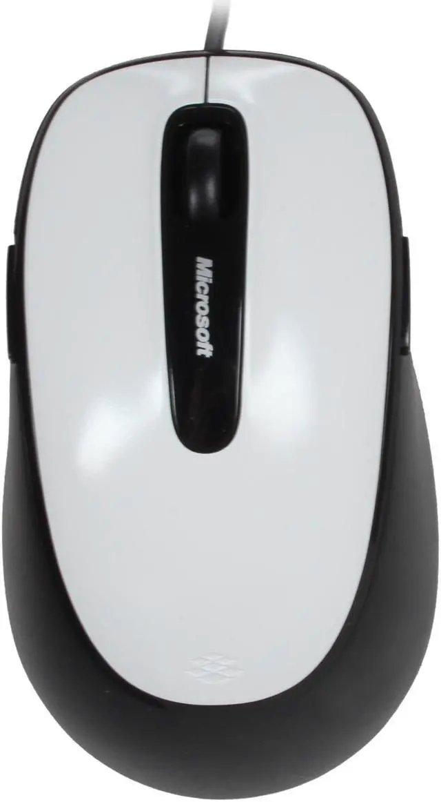 Alt view image 2 of 6 - Microsoft Comfort Mouse 4500 4FD-00016 White 5 Buttons Tilt Wheel USB Wired BlueTrack Mouse