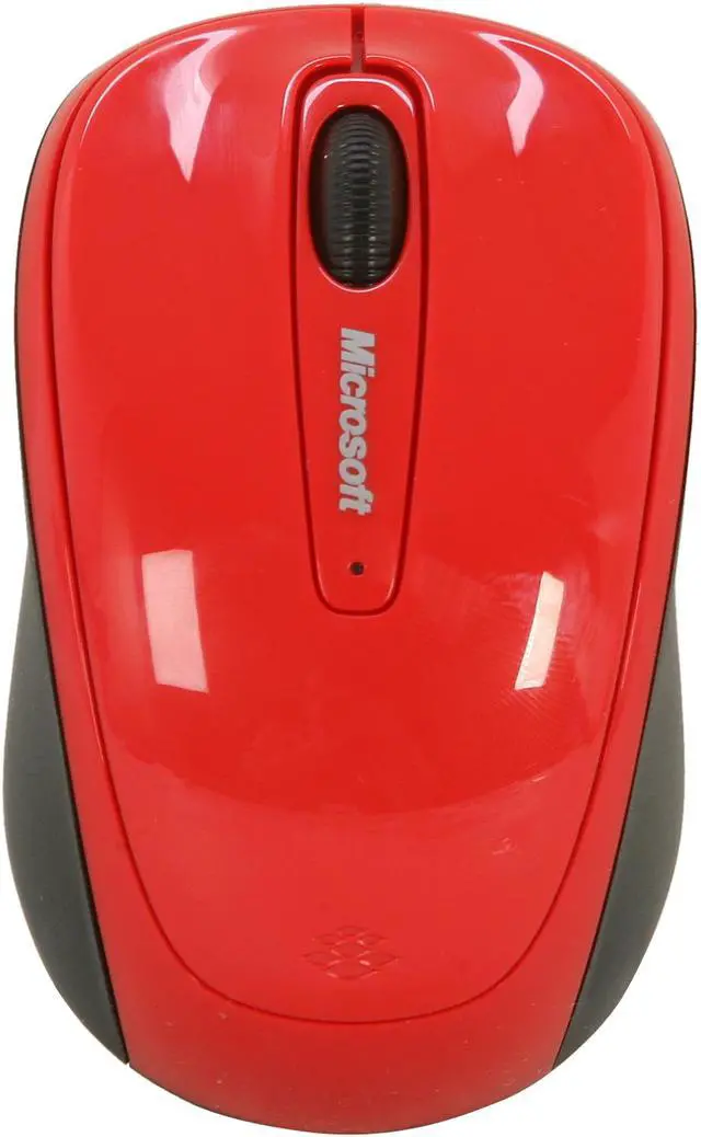 Alt view image 2 of 6 - Microsoft 3500 GMF-00175 Flame Red Gloss 1 x Wheel USB BlueTrack Mouse