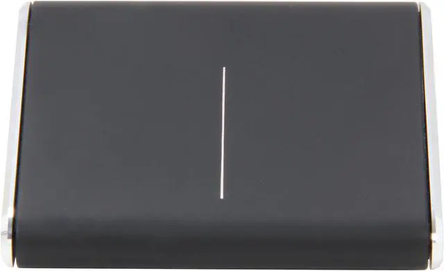 Alt view image 2 of 7 - Microsoft PL2 Wedge Touch Mouse 3LR-00004 Black Touch Scroll Bluetooth Wireless BlueTrack Mouse
