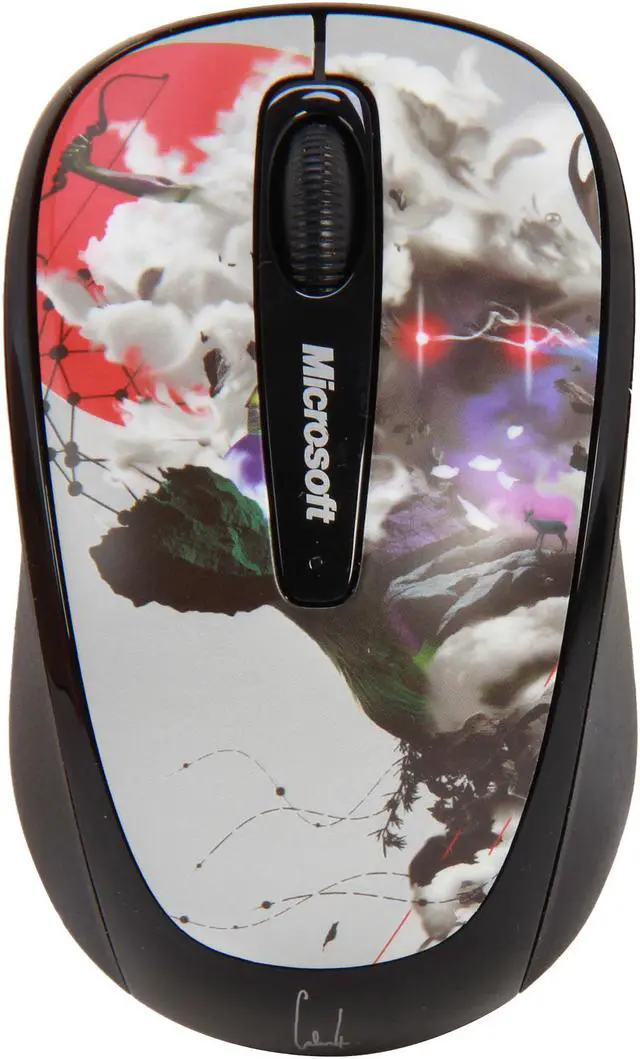 Alt view image 2 of 5 - Microsoft L2 Mobile Mouse 3500 Artist Ho GMF-00253 USB RF Wireless BlueTrack Mouse