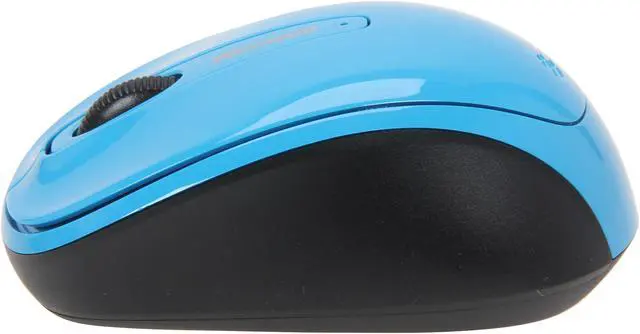 Alt view image 4 of 5 - Microsoft 3500 Wireless Mobile Mouse - Cyan Blue .Comfortable design, Right/Left Hand Use, Wireless, USB 2.0 with Nano transceiver for PC/Laptop/Desktop, works with Mac/Windows Computers