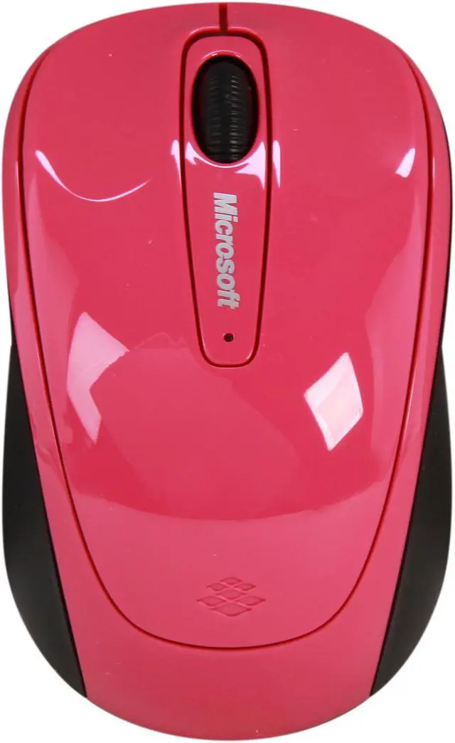 Alt view image 2 of 5 - Microsoft 3500 Wireless Mobile Mouse, Magenta Pink (GMF-00278)