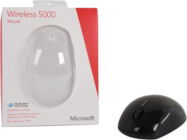 Alt view image 5 of 5 - Microsoft L2 Wireless Mouse 5000 MGC-00017 1 x Wheel USB RF Wireless BlueTrack Mouse