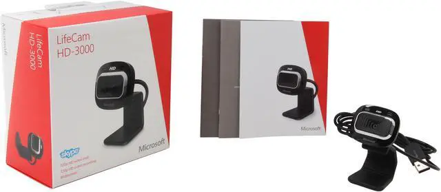 Alt view image 6 of 5 - L2 LifeCam HD-3000 Win USB Port