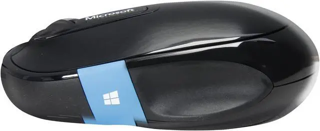 Alt view image 4 of 5 - Microsoft Sculpt Comfort Mouse - Black. Comfortable design, Customizable Windows Touch Tab, 4-Way Scrolling,Bluetooth Mouse for PC/Laptop/Desktop, works with Mac/Windows Computers