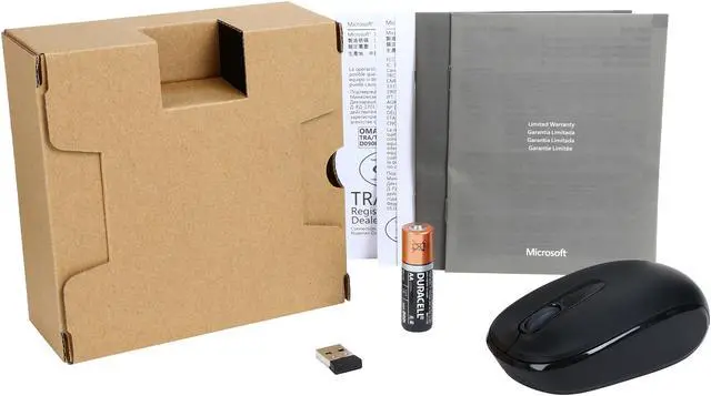 Alt view image 5 of 5 - Microsoft Wireless Mobile Mouse 1850 for Business, Black (7MM-00001)