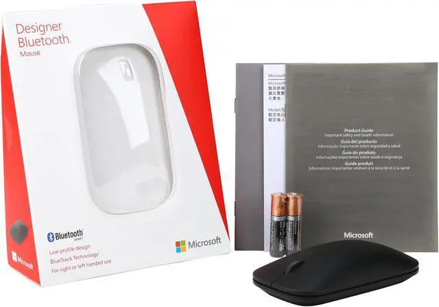 Alt view image 4 of 4 - Microsoft Designer Bluetooth Mouse 7N5-00001 - Black