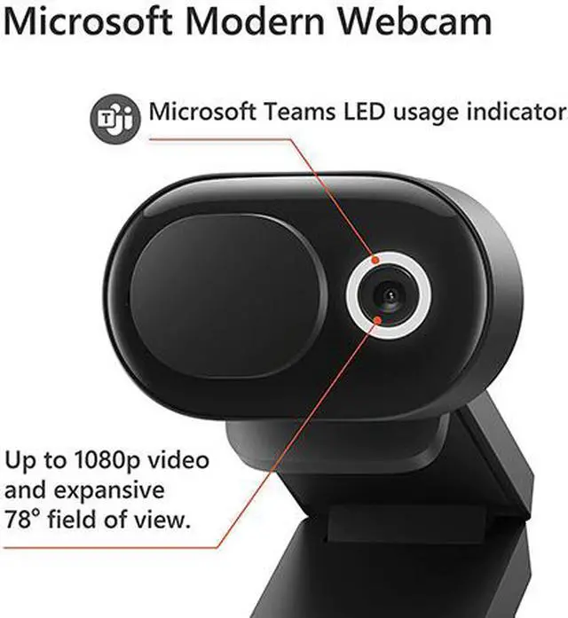 Alt view image 6 of 7 - Microsoft Modern Webcam
