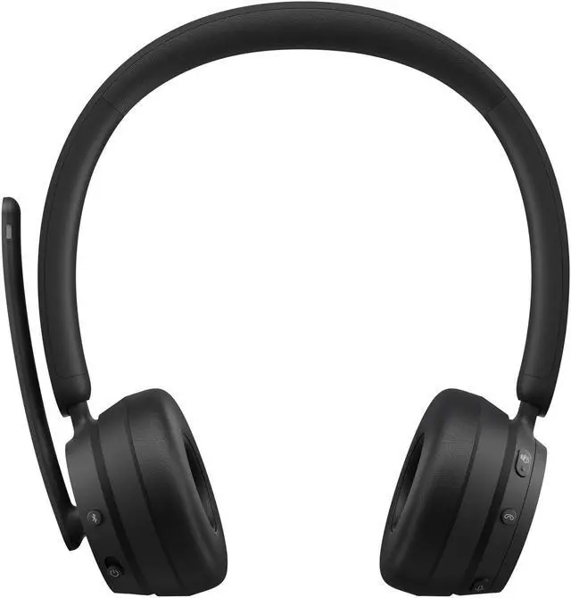 Alt view image 2 of 4 - Microsoft Modern Wireless Headset - Wireless Headset,Comfortable On-Ear Stereo Headphones with Noise-Cancelling Microphone, USB-A dongle, On-Ear Controls, PC/Mac - Certified for Microsoft Teams
