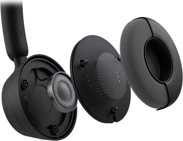 Alt view image 4 of 4 - Microsoft Modern Wireless Headset - Wireless Headset,Comfortable On-Ear Stereo Headphones with Noise-Cancelling Microphone, USB-A dongle, On-Ear Controls, PC/Mac - Certified for Microsoft Teams