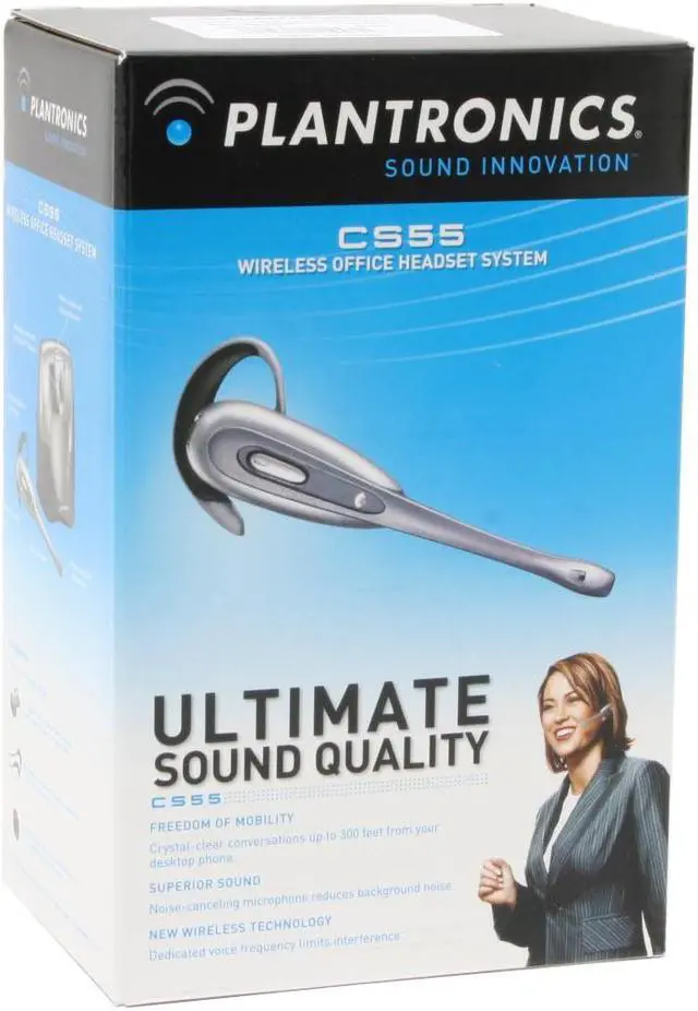 Alt view image 7 of 7 - Plantronics CS55 Wireless Office Headset System
