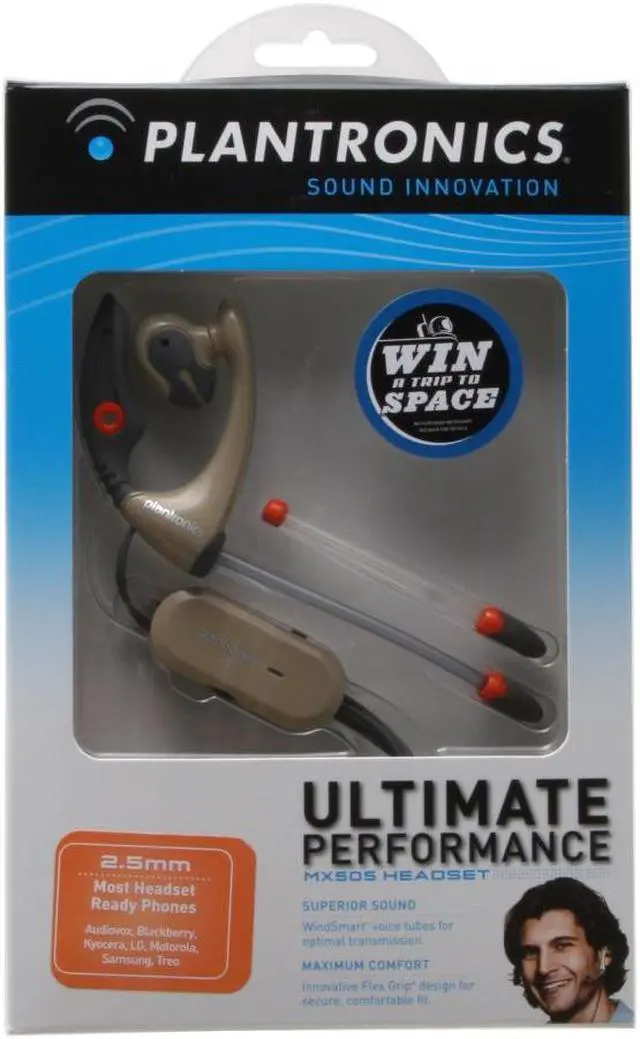 Alt view image 6 of 6 - PLANTRONICS 2-Tone mobile headset MX505