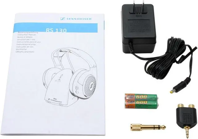 Alt view image 8 of 9 - Sennheiser RS130 3.5mm/ 6.3mm Connector Circumaural Headphone