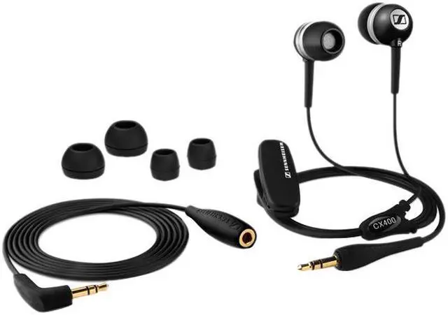 Main image of Sennheiser CX400B Canal Black Noise-Isolating Headphones