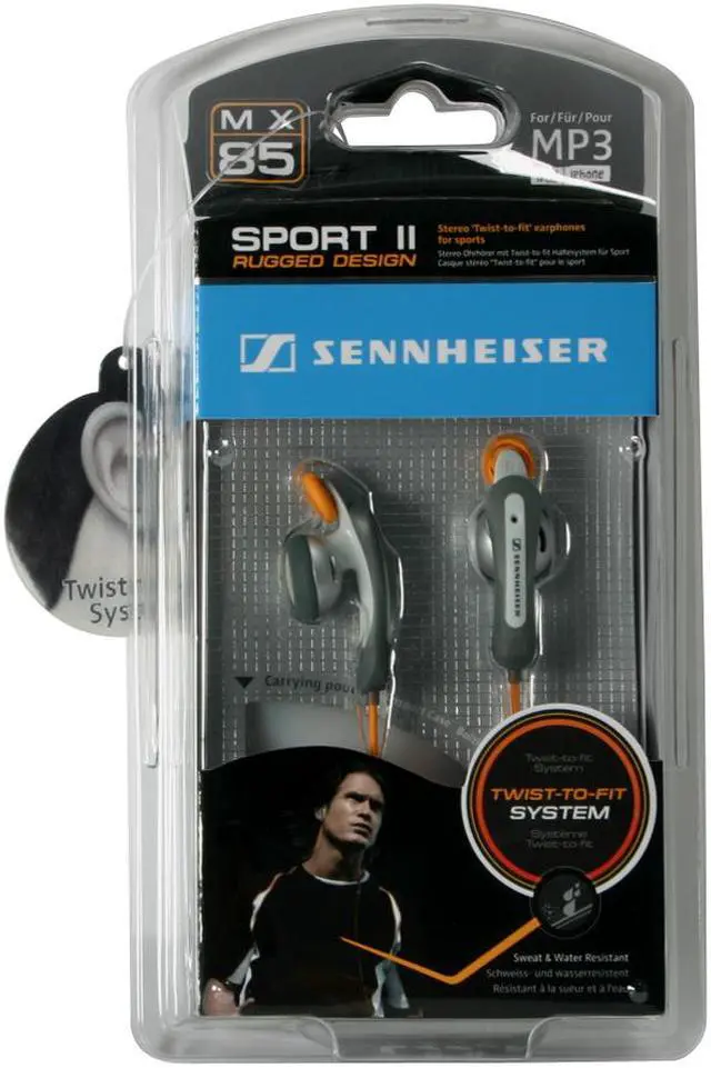 Alt view image 3 of 3 - Sennheiser MX 85 3.5mm Connector Earbud Sport Earphone