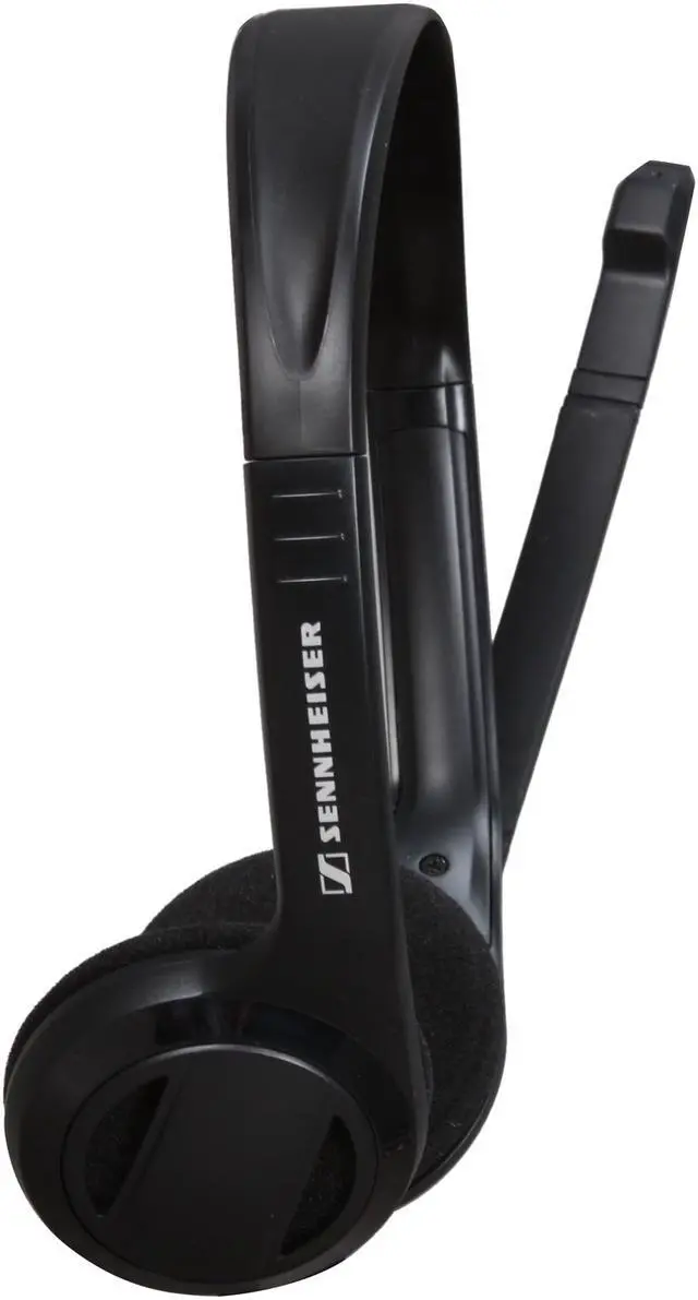 Alt view image 3 of 6 - SENNHEISER PC31 Dual 3.5mm Connector Supra-aural Headset