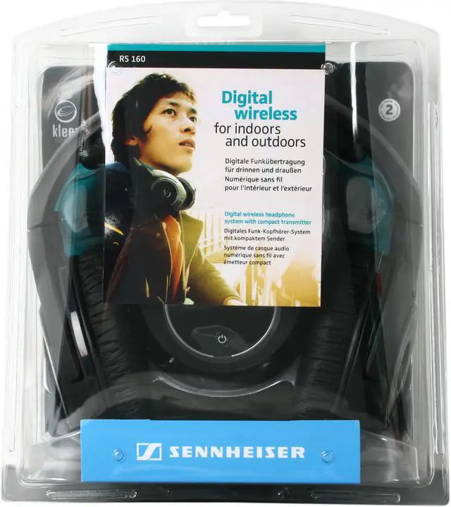 Alt view image 9 of 9 - Sennheiser RS 160 Kleer Digital Wireless Headphone System