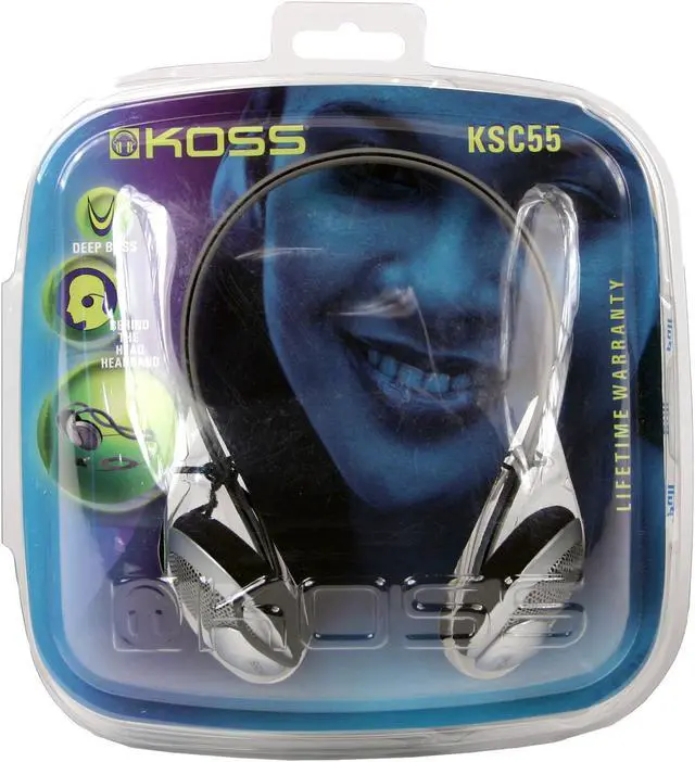 Main image of KOSS KSC55 3.5mm Connector Supra-aural Portable Headphone