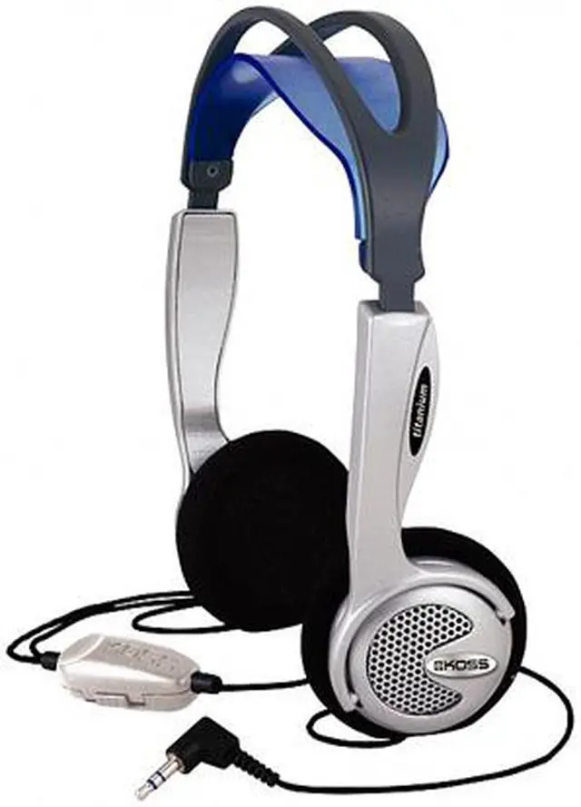 Alt view image 2 of 2 - KOSS Black/Silver KTXPRO1 3.5mm/ 6.3mm Connector Supra-aural On-Ear Headphone