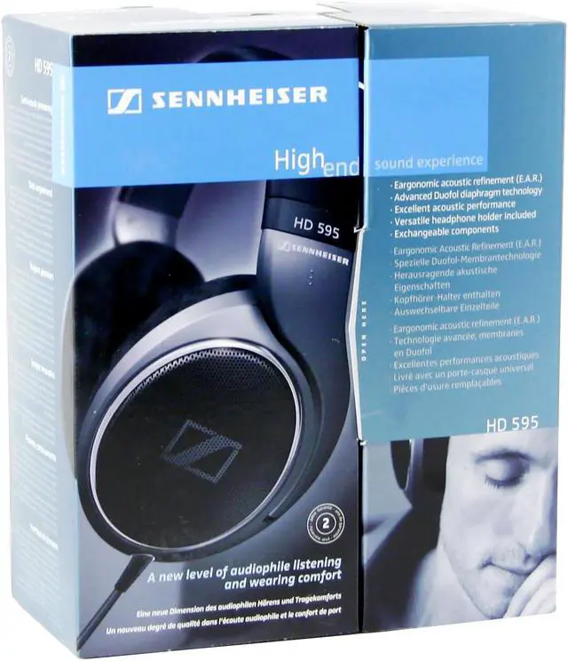 Alt view image 5 of 5 - Sennheiser - Stereo Around Ear Headphones (HD 595)
