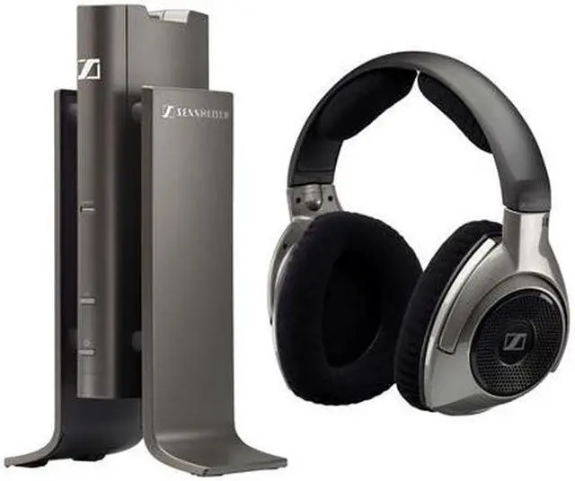 Main image of Sennheiser Silver RS 180 Circumaural Wireless Headphone w/ Transmitter