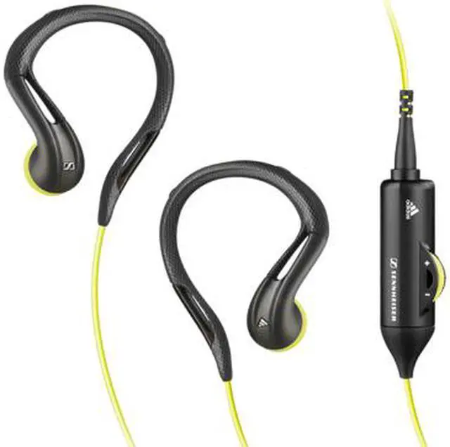 Alt view image 2 of 5 - Sennheiser OMX680 3.5mm Connector Earbud Adidas inspired Earclip Sport Headphone