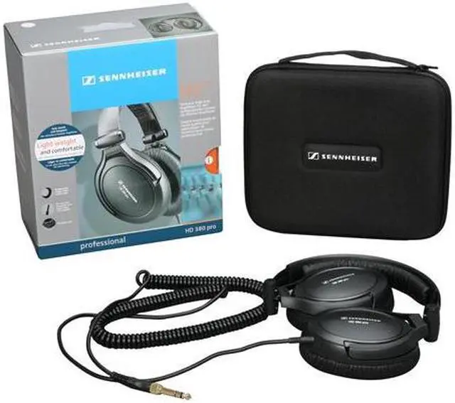 Alt view image 6 of 7 - Sennheiser HD 380 Pro Circumaural Professional Monitoring Headphone
