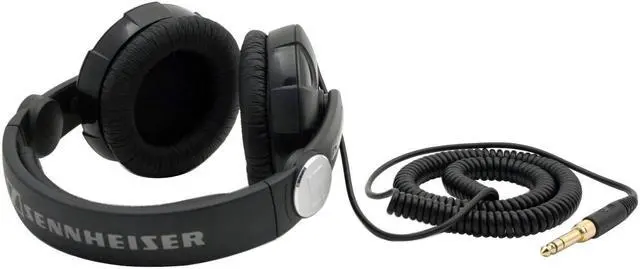 Alt view image 2 of 6 - Sennheiser HD215 3.5mm/ 6.3mm Connector Circumaural Dynamic DJ Headphone