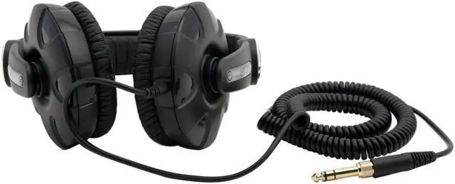 Alt view image 4 of 6 - Sennheiser HD215 3.5mm/ 6.3mm Connector Circumaural Dynamic DJ Headphone